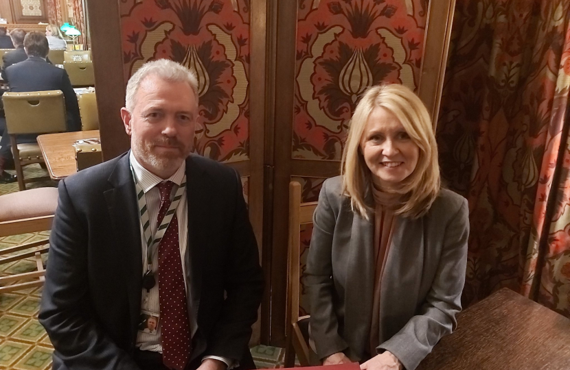 James Sunderland MP with The Rt Hon Esther Mcvey MP