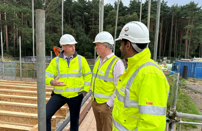 James at the Evergreen development 