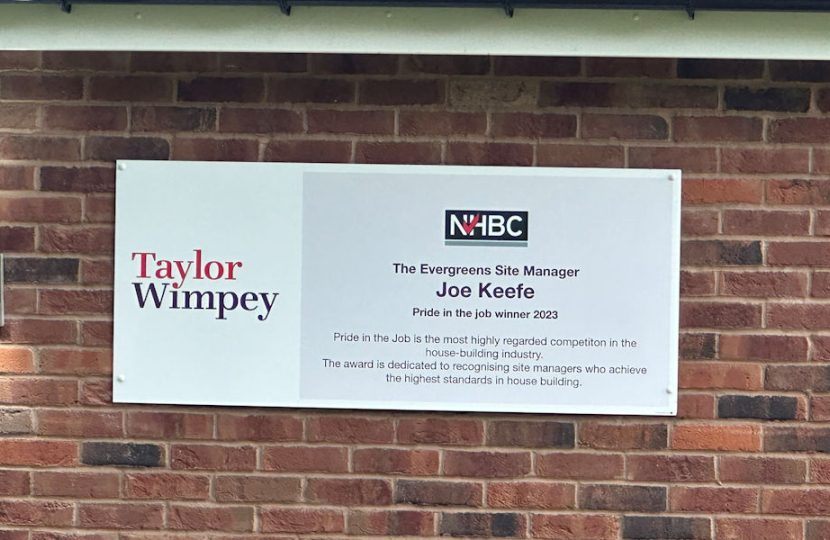 Taylor Wimpey Evergreen development