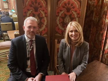 James Sunderland MP with The Rt Hon Esther Mcvey MP